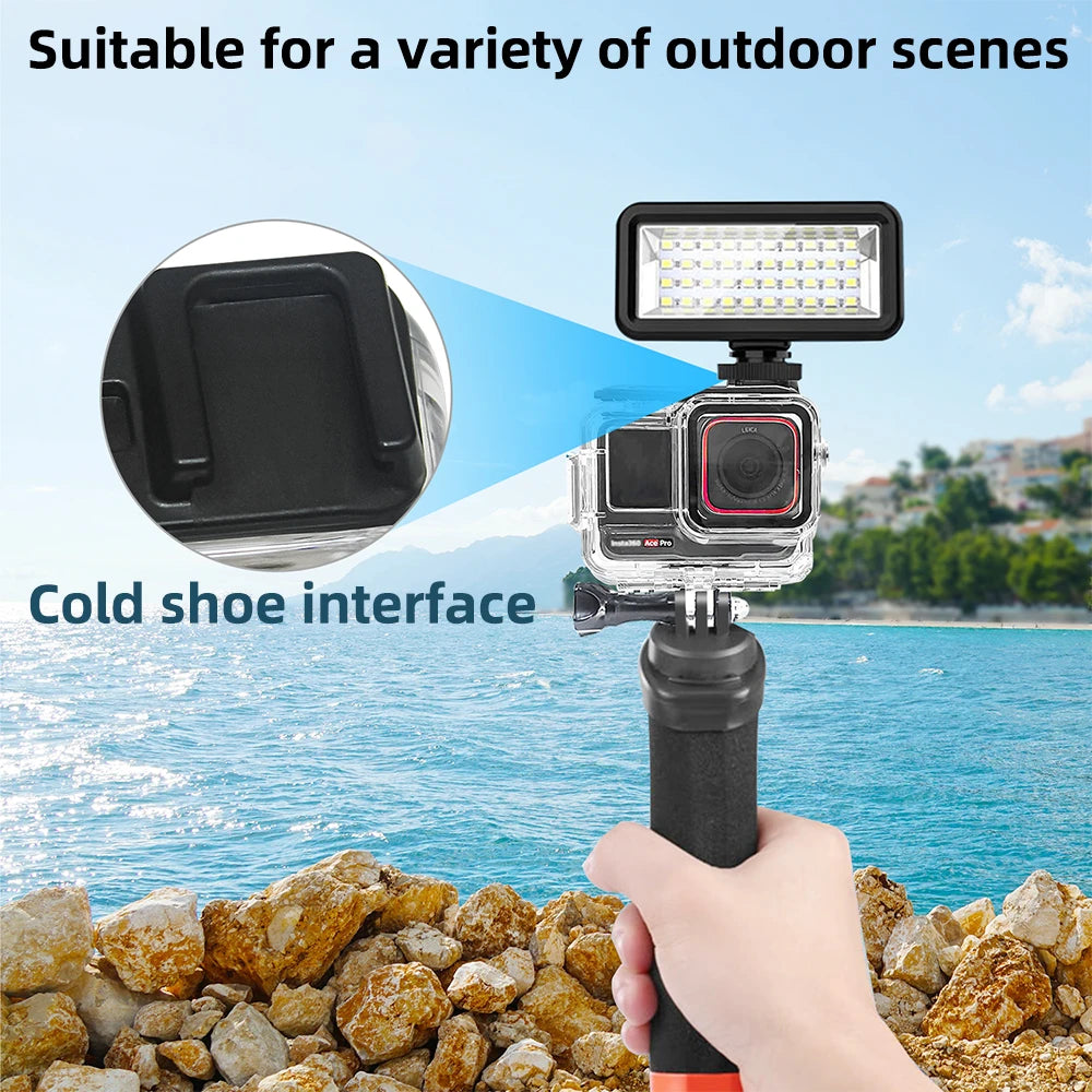 Waterproof Housing for Insta360 Ace Pro 2 & Ace Pro - Diving Case Protector Lightweight Design for 60M Underwater Protection