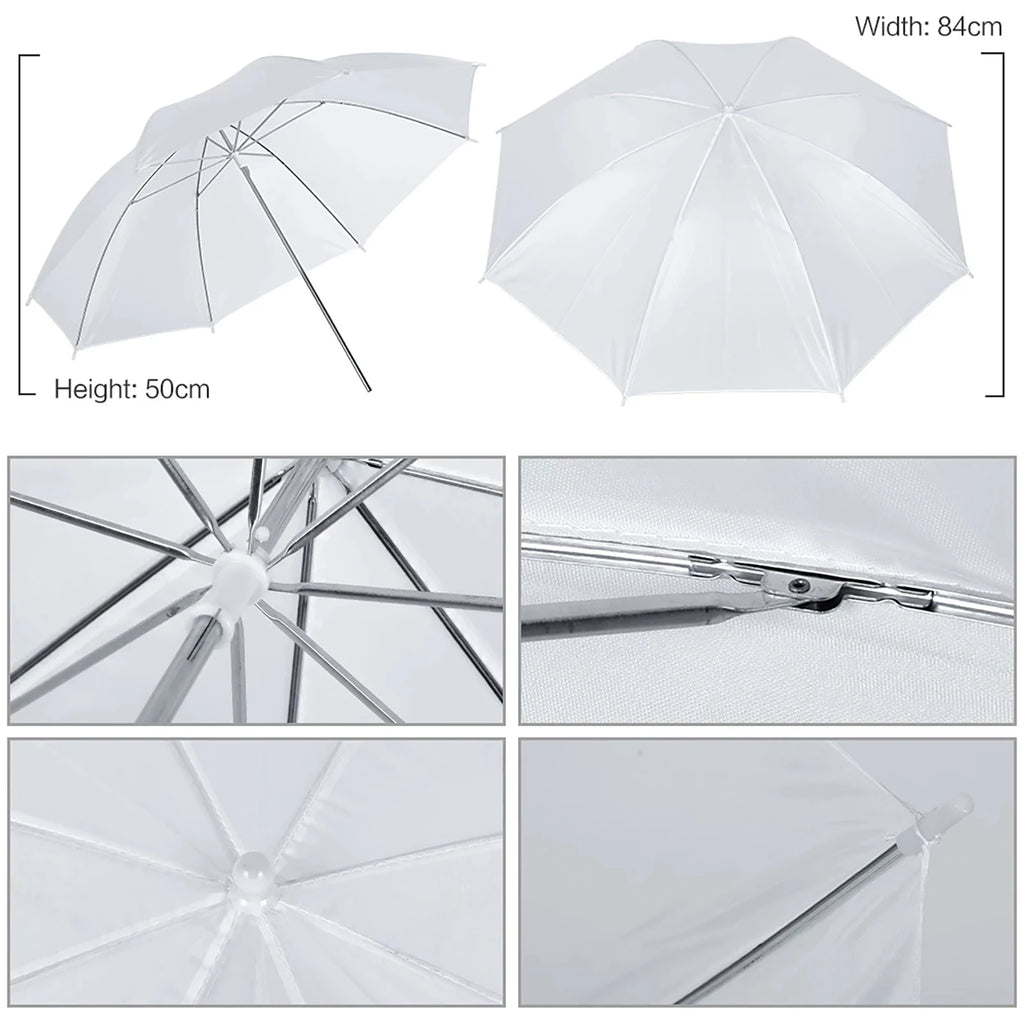 Large Flexible Softbox Lighting Studio Photography Light Kit Softboxes Light Bulbs Umbrellas Light Sockets Light Stands Backdrop